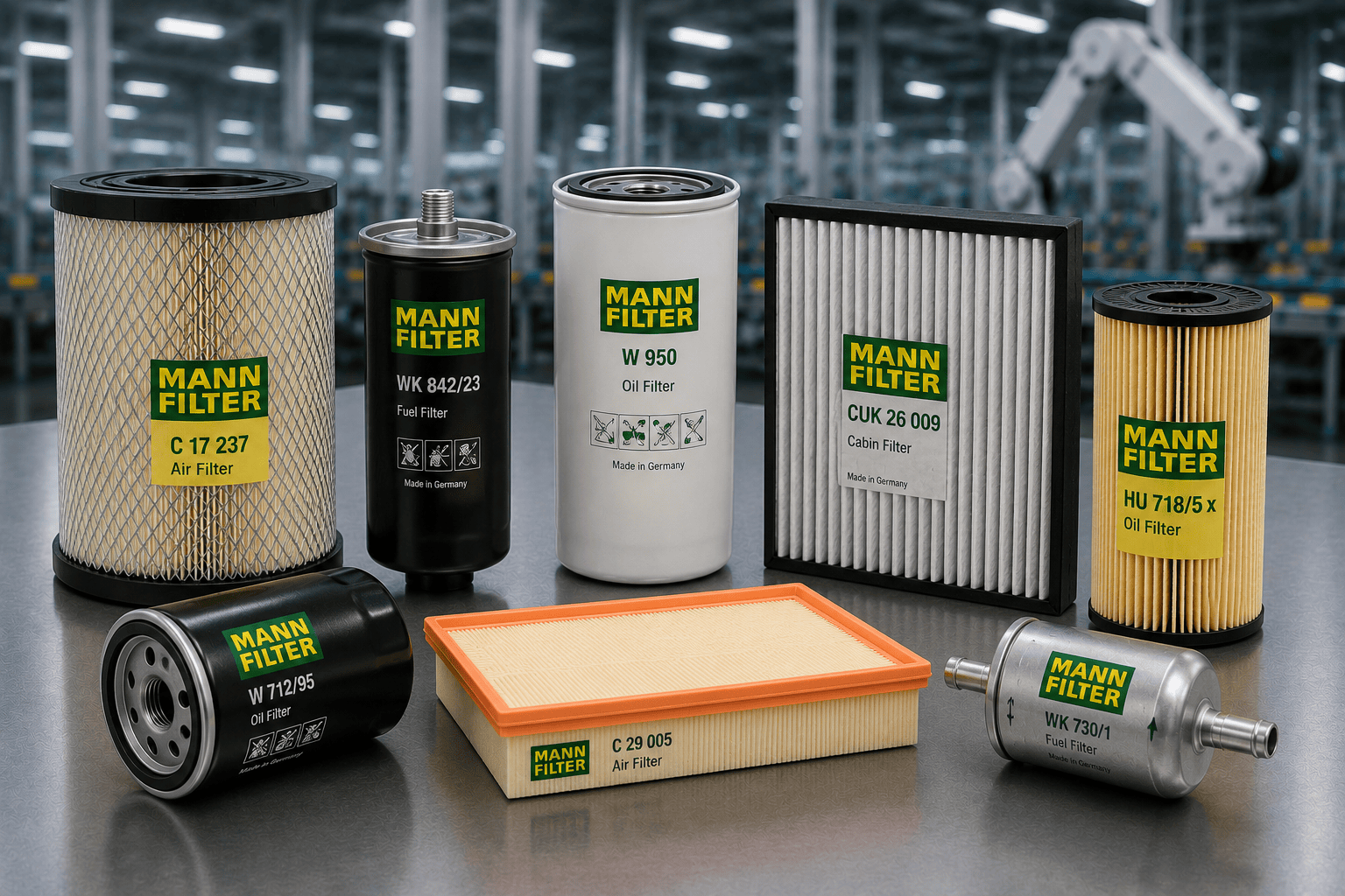 MANN-FILTER Filtration Solutions Range
