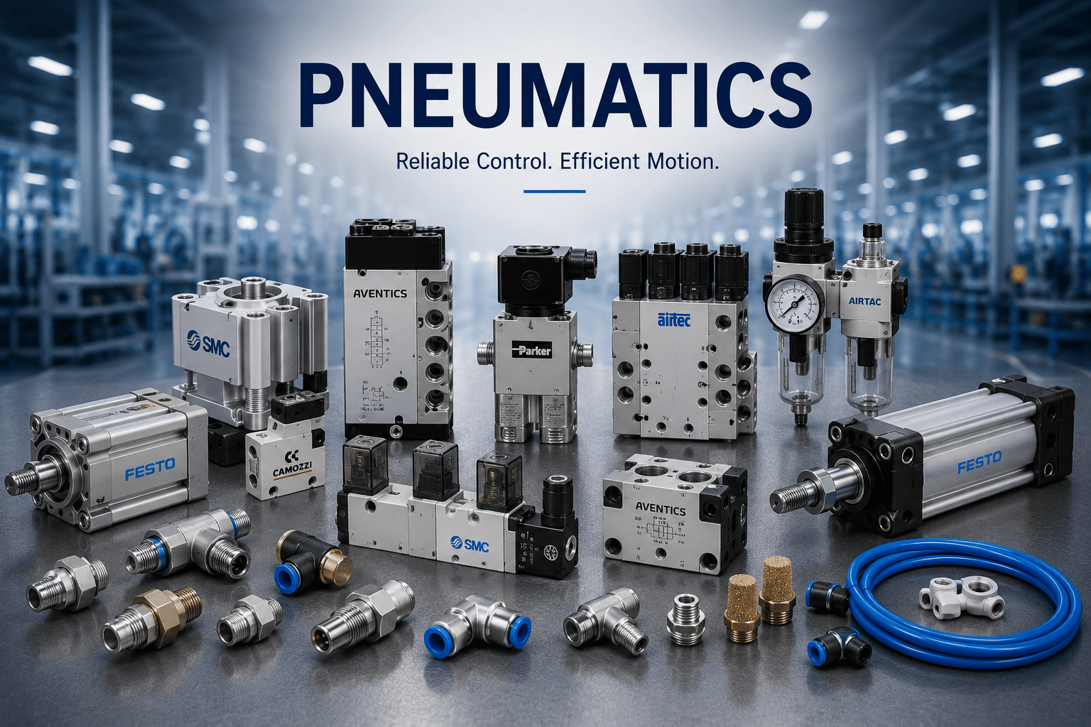 Pneumatic Automation System Components